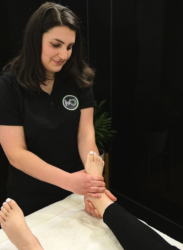 Osteopathic foot and ankle treatment.